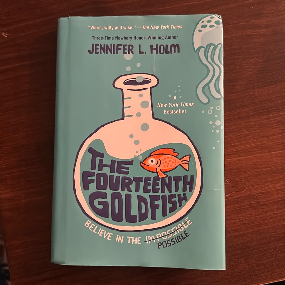 Kids book The Fourteen Goldfish by Jennifer L Holm